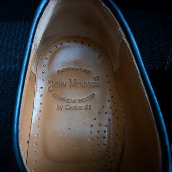 John Mendson Scotch Plaid Goodyear welted Wingtip Shoes 44 - Picture 7 of 12